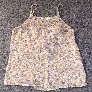 Floral Ruffle Tank top